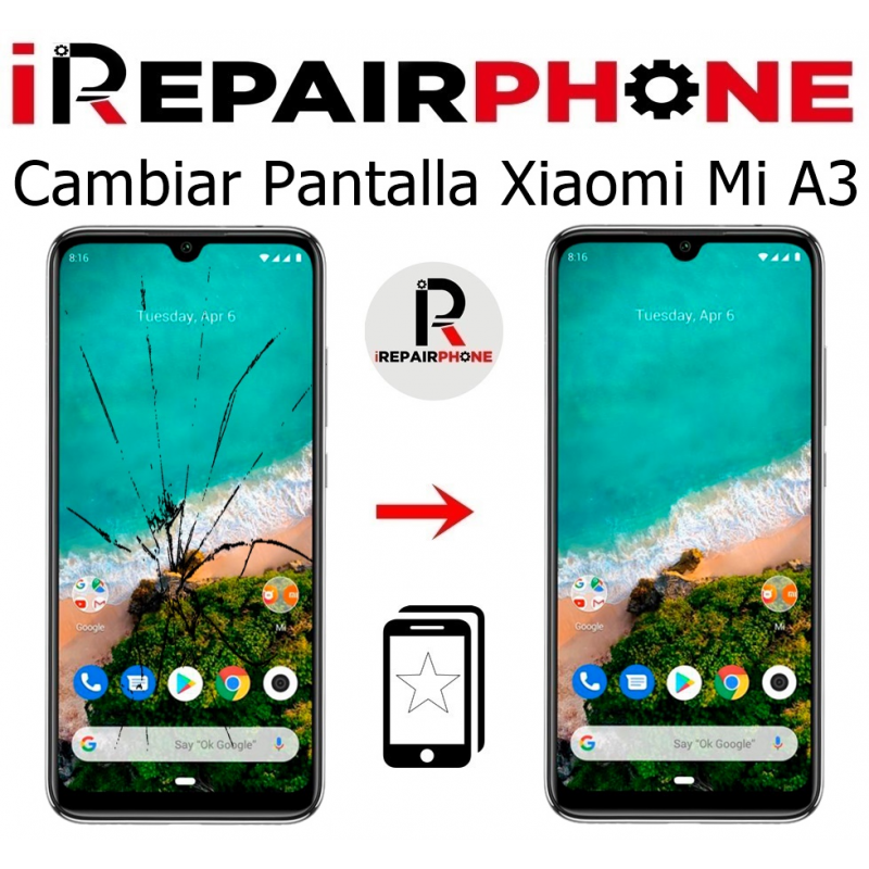 cambiar-pantalla-xiaomi-mi-a3