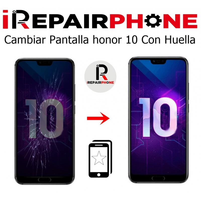 cambiar-pantalla-honor-10-con-huella