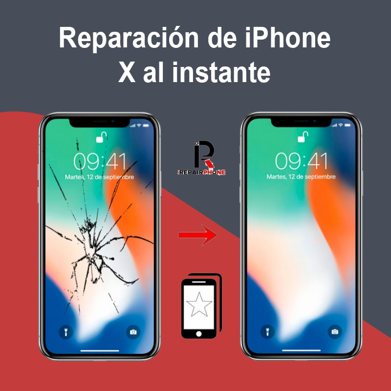 Reparación de iPhone X al instante