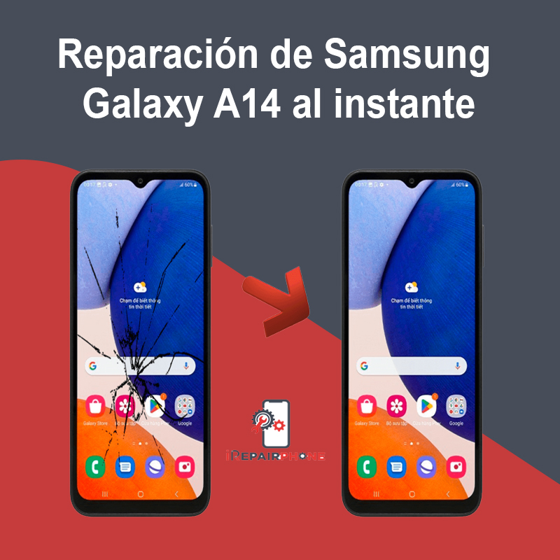 Reparación de Samsung Galaxy A14 al instante