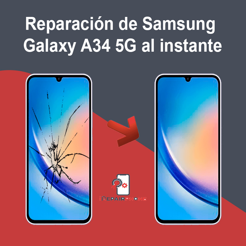 Reparación de Samsung Galaxy A34 5G al instante