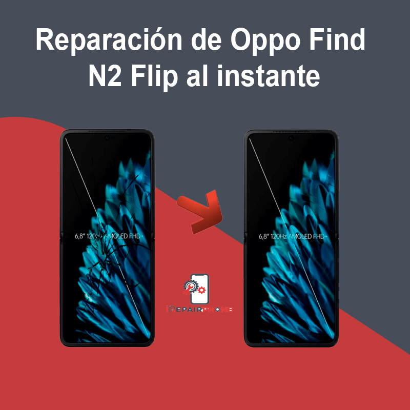 Reparación de Oppo Find N2 Flip al instante