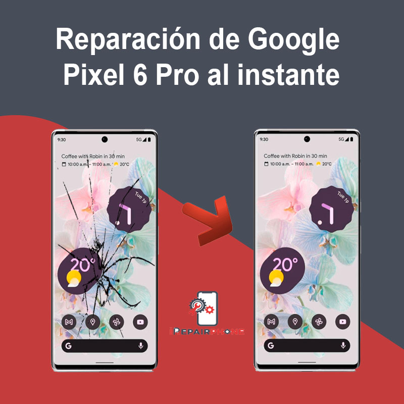 Reparación de Google Pixel 6 Pro al instante