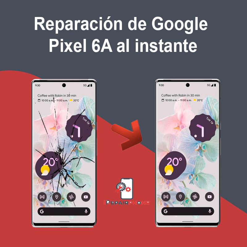 Reparación de Google Pixel 6A al instante